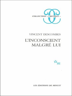 cover image of L'Inconscient malgré lui